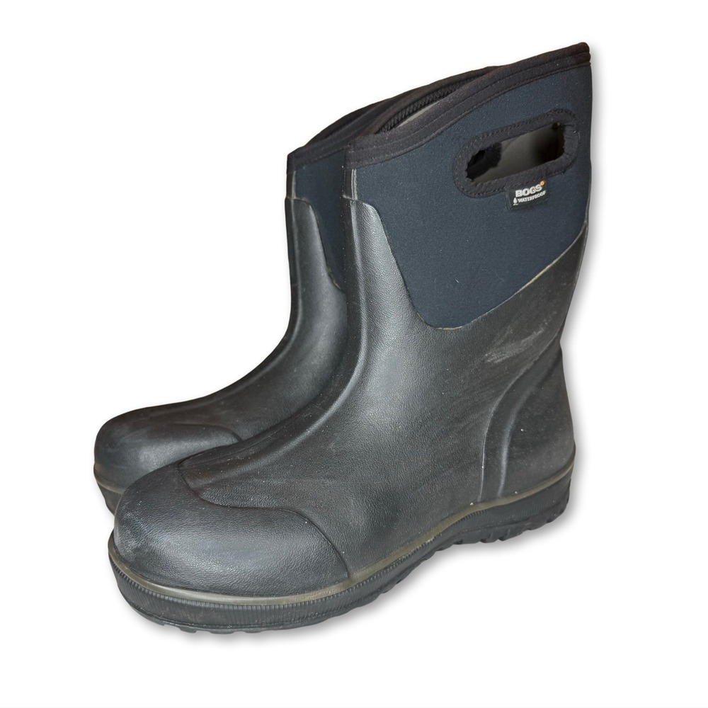 Bogs Boots Men's Ultra Mid 51407-001 Waterproof Winter & Rain Black Size 11